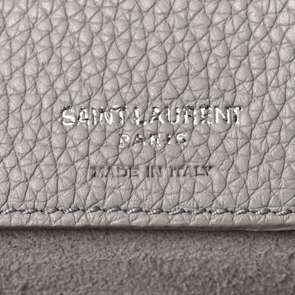 Saint Laurent Grained Calfskin Small Supple Sac De Jour Grey 7 of 19