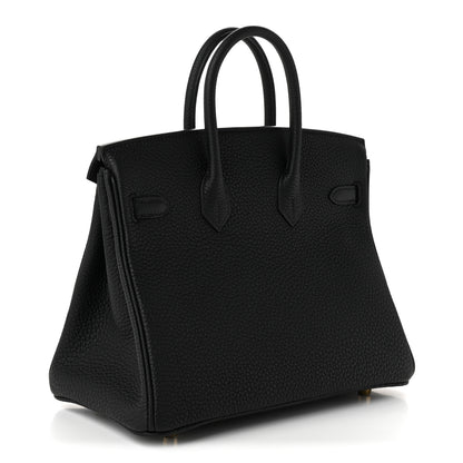 Hermes Togo Birkin 25 Black 3 of 10