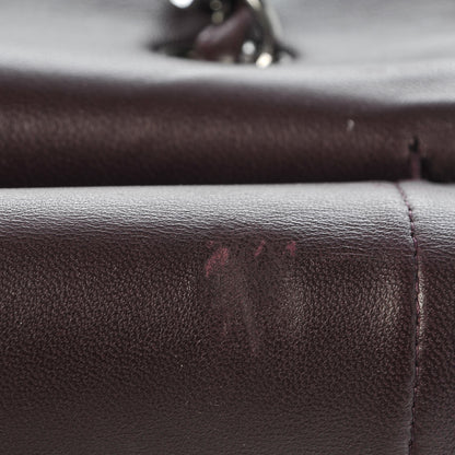 Chanel Lambskin Quilted Maxi Double Flap Purple 12 of 14