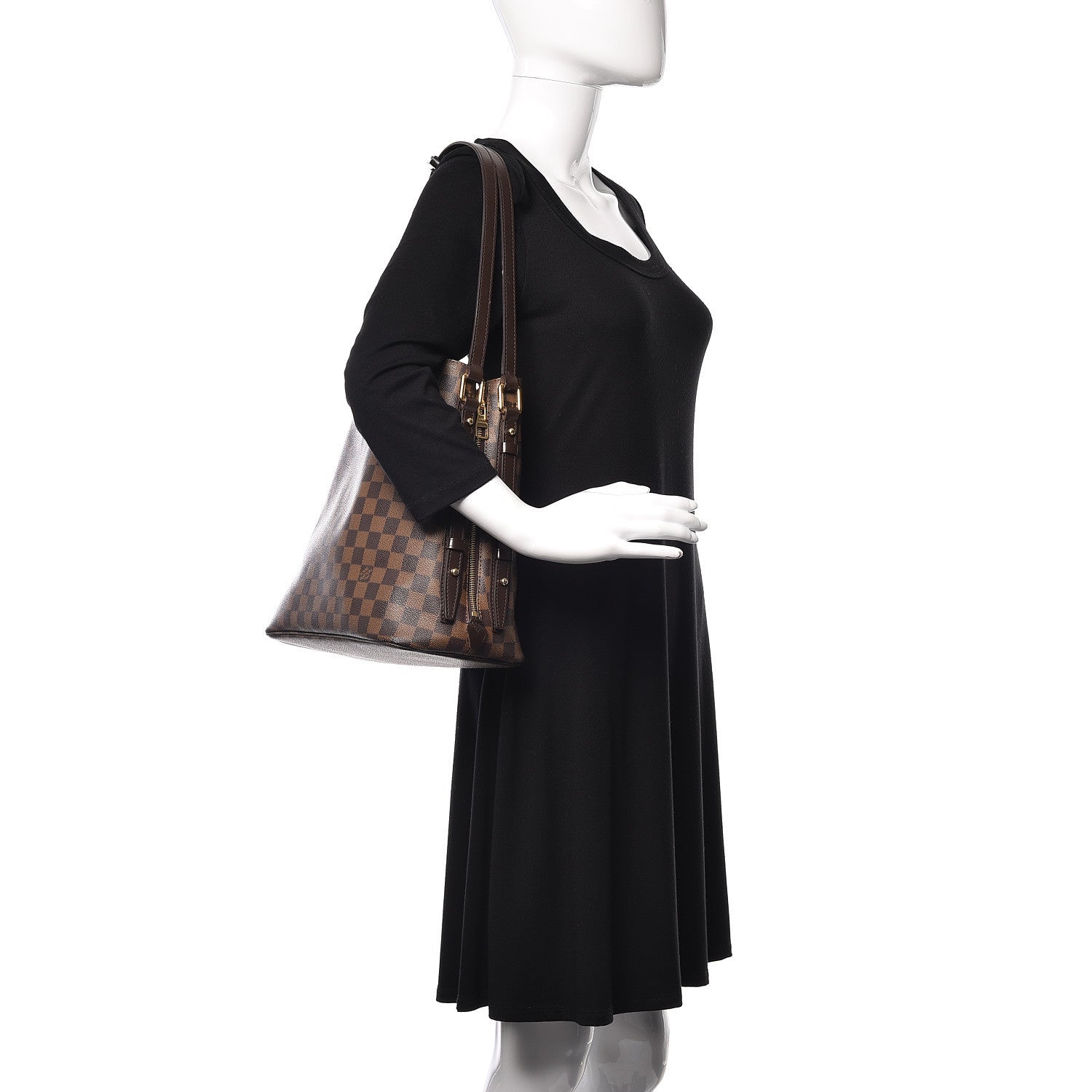 Louis Vuitton Damier Ebene Cabas Rivington 2 of 9