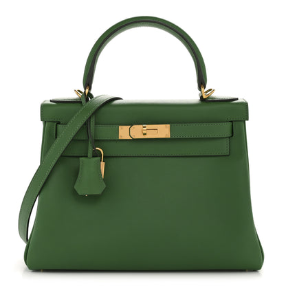 Hermes Evercolor Kelly Retourne 28 Cactus 1 of 13