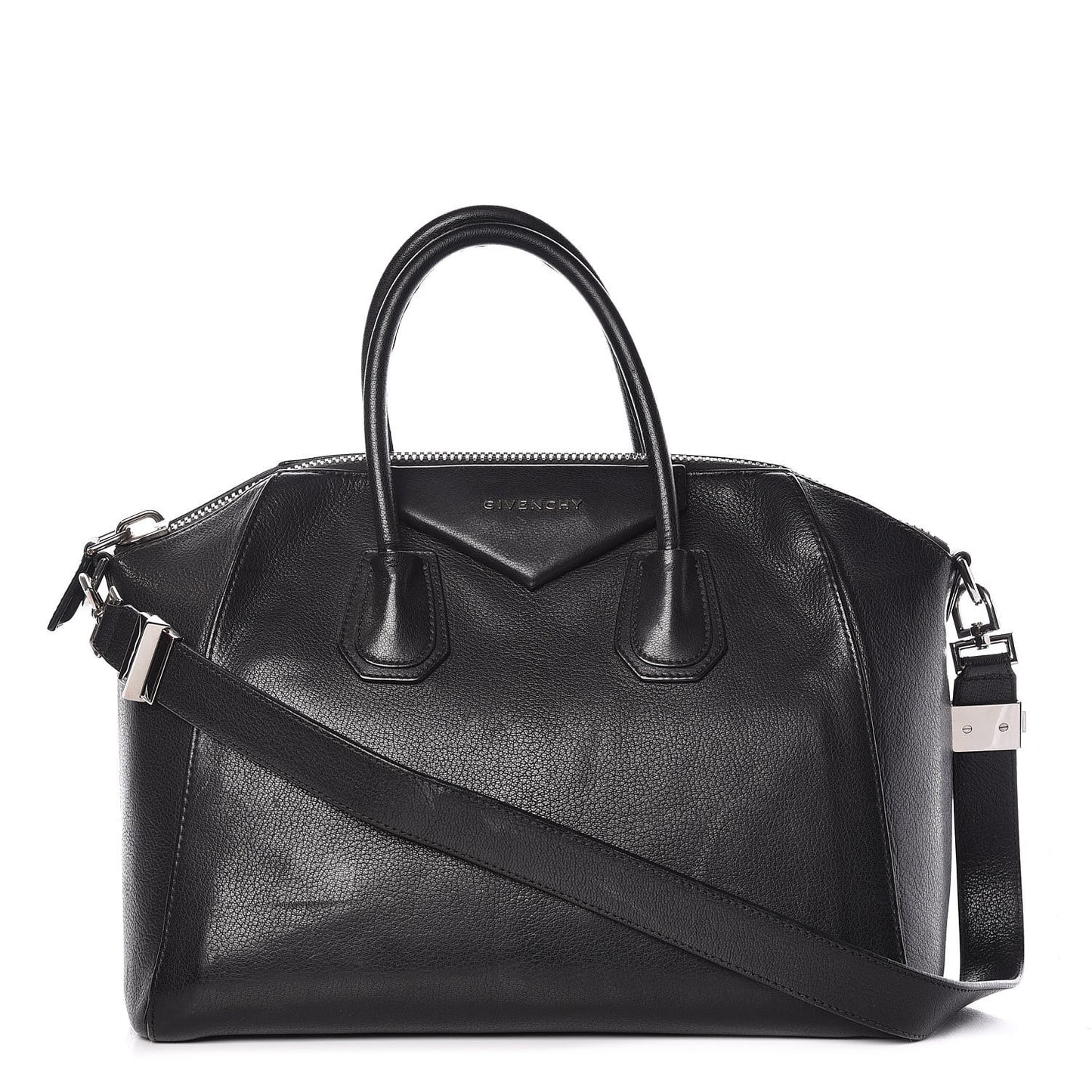 Sugar Goatskin Medium Antigona Black