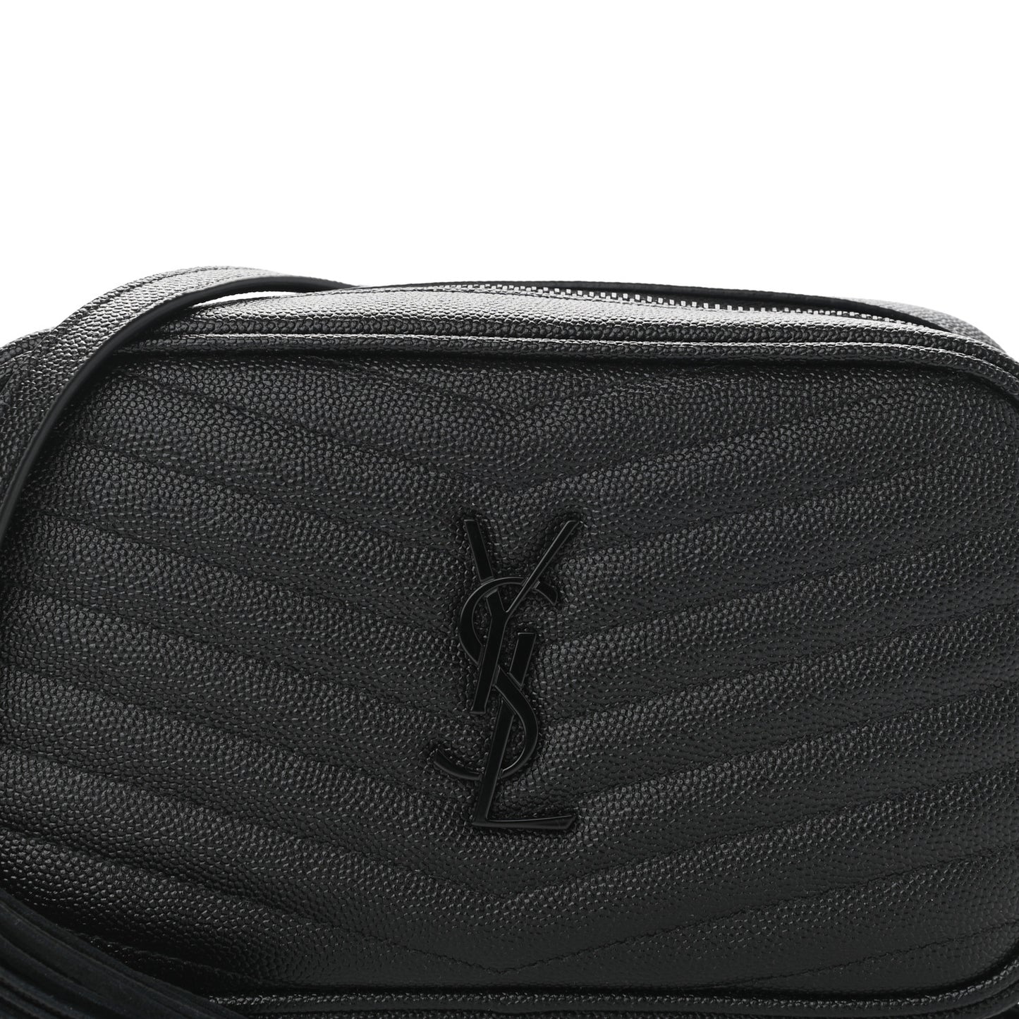 Grain De Poudre Matelasse Monogram Mini Lou Camera Bag Black