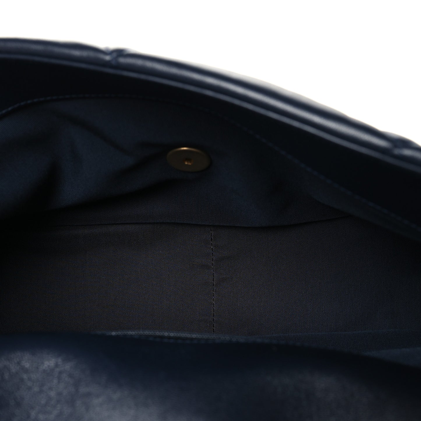 Lambskin Quilted Large Chanel 19 Flap Navy Blue