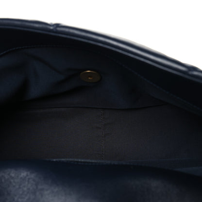 Chanel Lambskin Quilted Large Chanel 19 Flap Navy Blue 5 of 10
