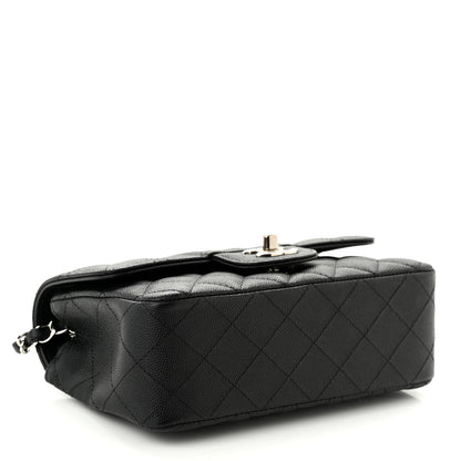 Chanel Caviar Quilted Mini Rectangular Flap Black 4 of 11