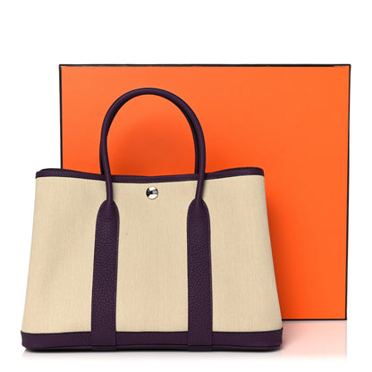Hermes Toile Militaire Negonda Garden Party 30 TPM Beton Cassis 11 of 11
