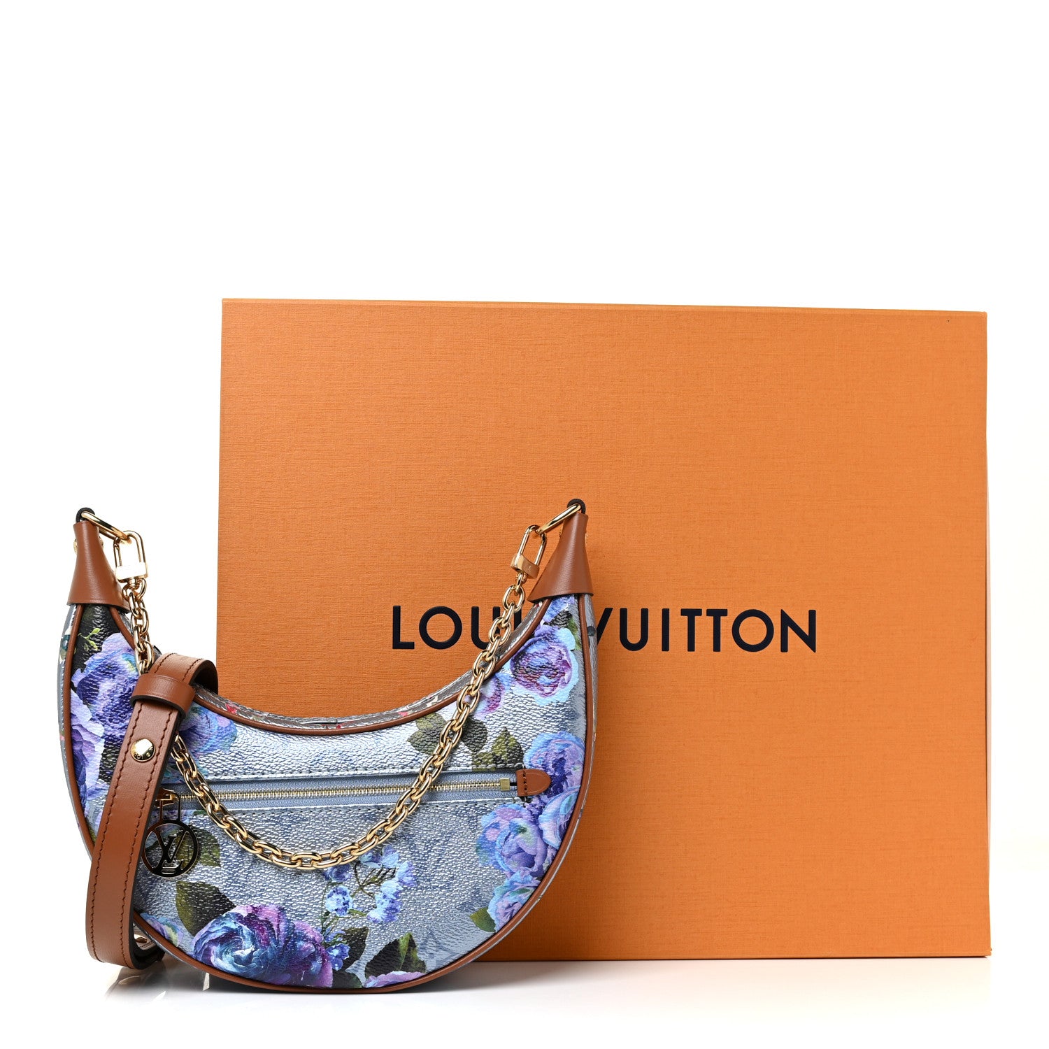 Louis Vuitton Metallic Monogram LV Garden Loop PM Blue 10 of 10