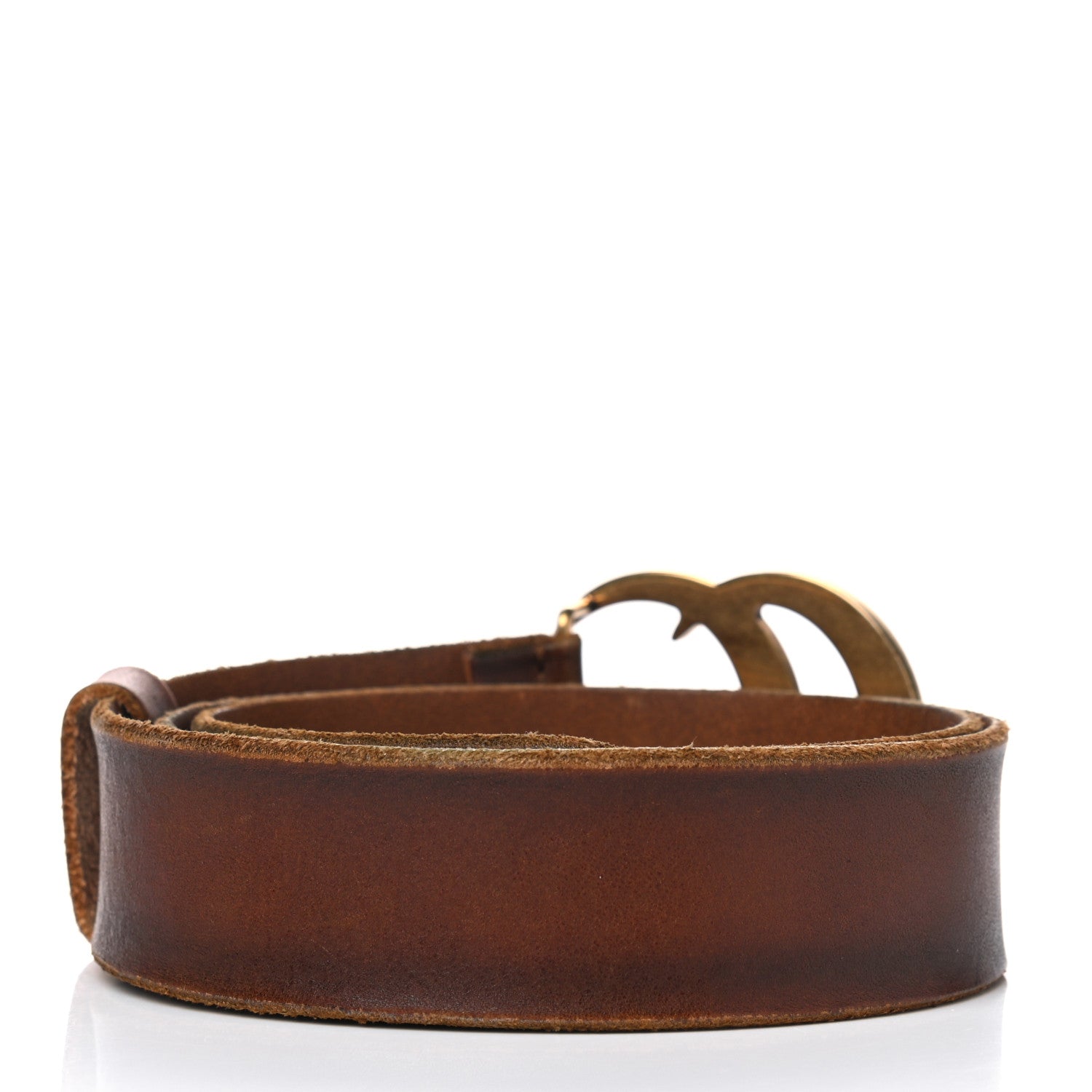 Gucci Faded Calfskin Double G 40mm Belt 85 34 Cuir 2 of 7