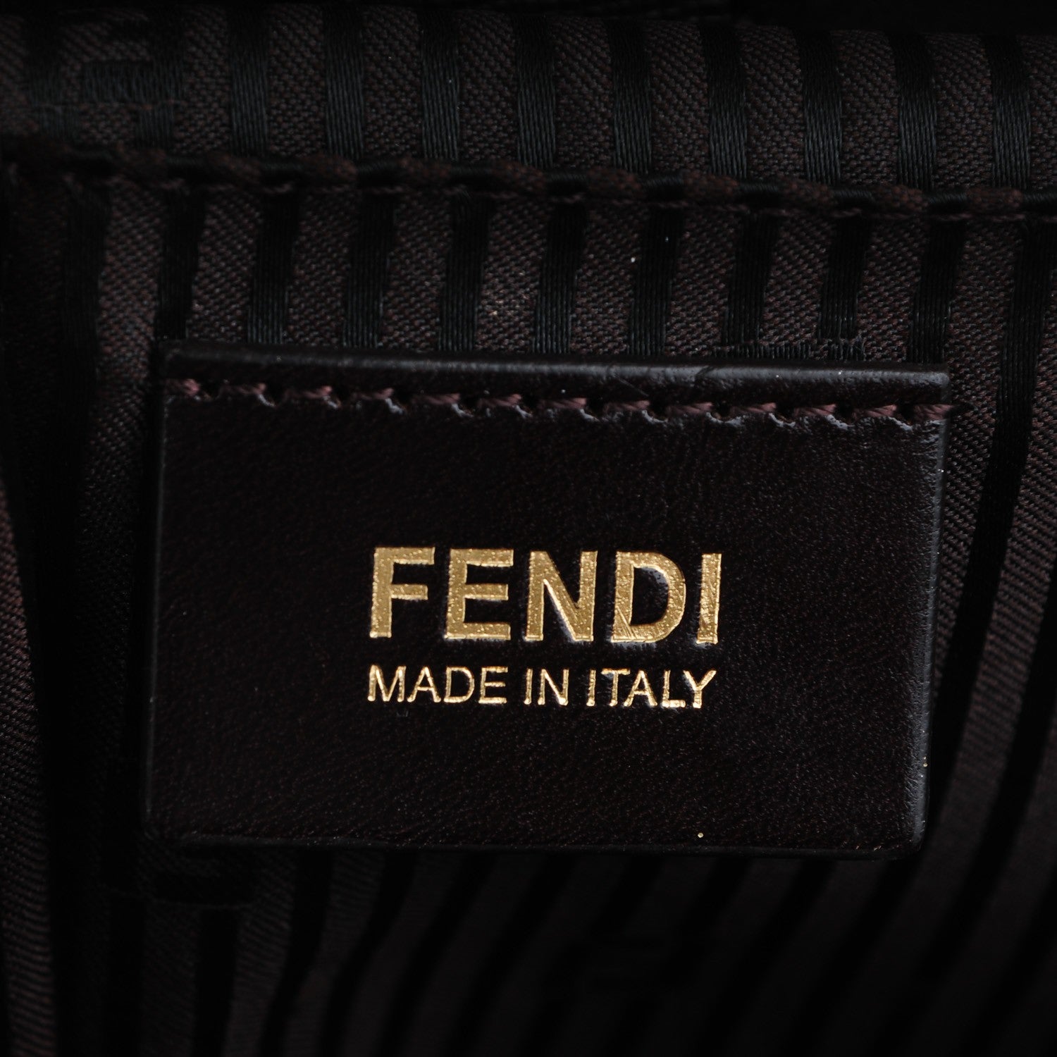 Fendi Vitello Elite Flamingo Regular 2Jours Tote Moro Marrone Nocciola 6 of 7