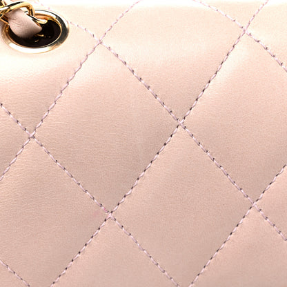 Chanel Lambskin Quilted Medium Single Flap Light Pink 14 of 14
