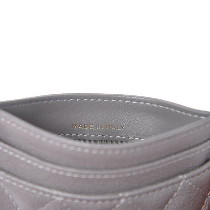 Chanel Caviar Quilted Boy Card Holder Grey 7 of 9
