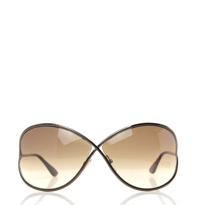 Tom Ford Metal Miranda Crossover Sunglasses TF130 Shiny Bronze 2 of 8