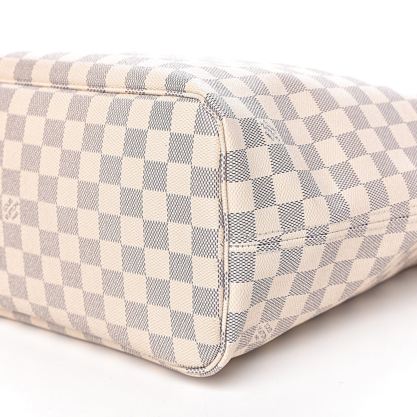Damier Azur Neo Neverfull MM Rose Ballerine