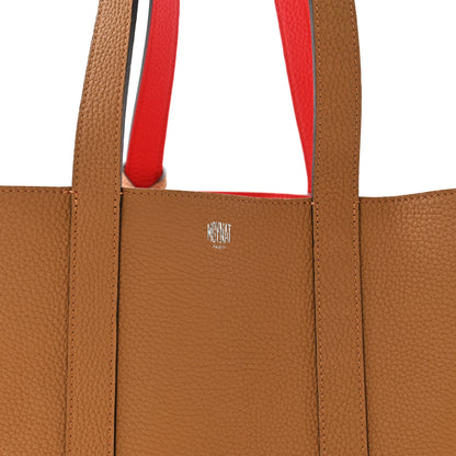 Moynat Taurillon Duo Cabas MM Tote Camel Flame 8 of 10