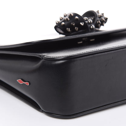 Christian Louboutin Calfskin Small Sweety Charity NV Shoulder Bag Black 7 of 15