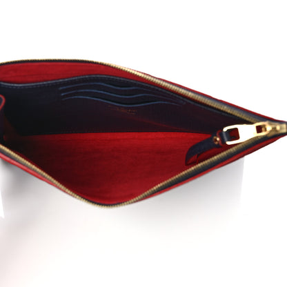 Louis Vuitton Empreinte Pochette Melanie MM Marine Rouge 5 of 6