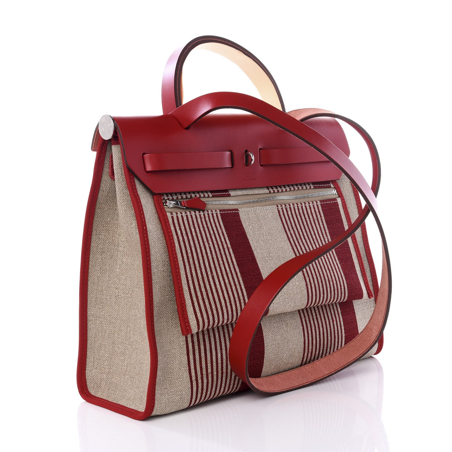 Vache Hunter Toile H Vibration Herbag Zip 31 PM Bordeaux Ficelle Rouge Piment