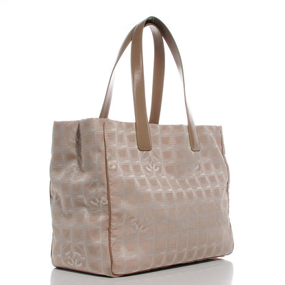 Chanel Nylon Medium Travel Tote Beige 3 of 7