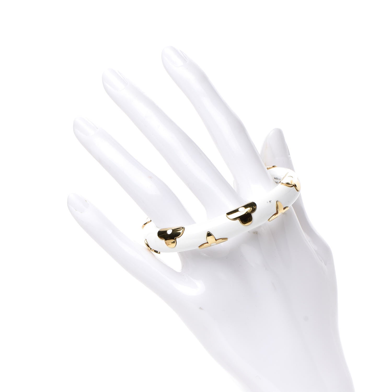 Louis Vuitton Resin Daily Monogram Bracelet M White 2 of 8