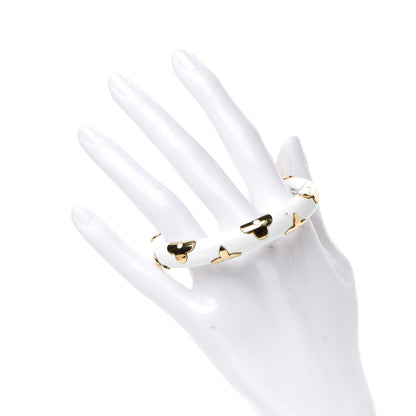 Louis Vuitton Resin Daily Monogram Bracelet M White 2 of 8
