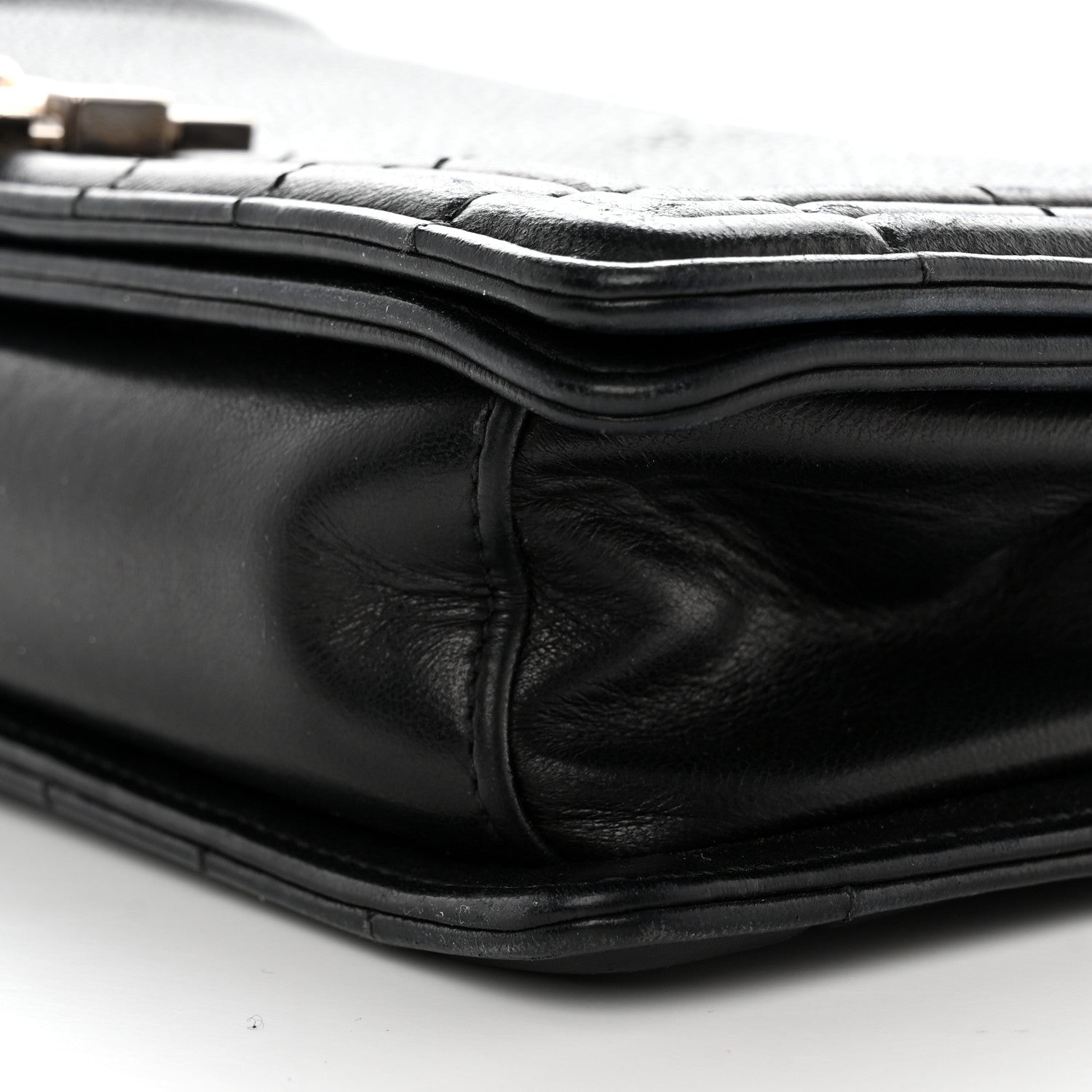 Chanel Galuchat Stingray Medium Boy Flap Black 10 of 12