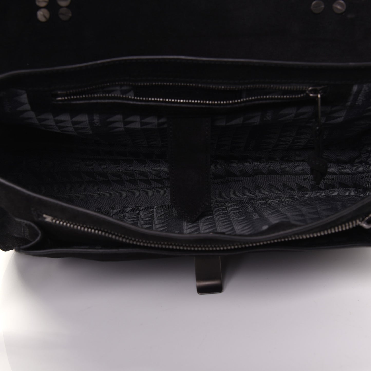 Suede Medium PS1 Satchel Black