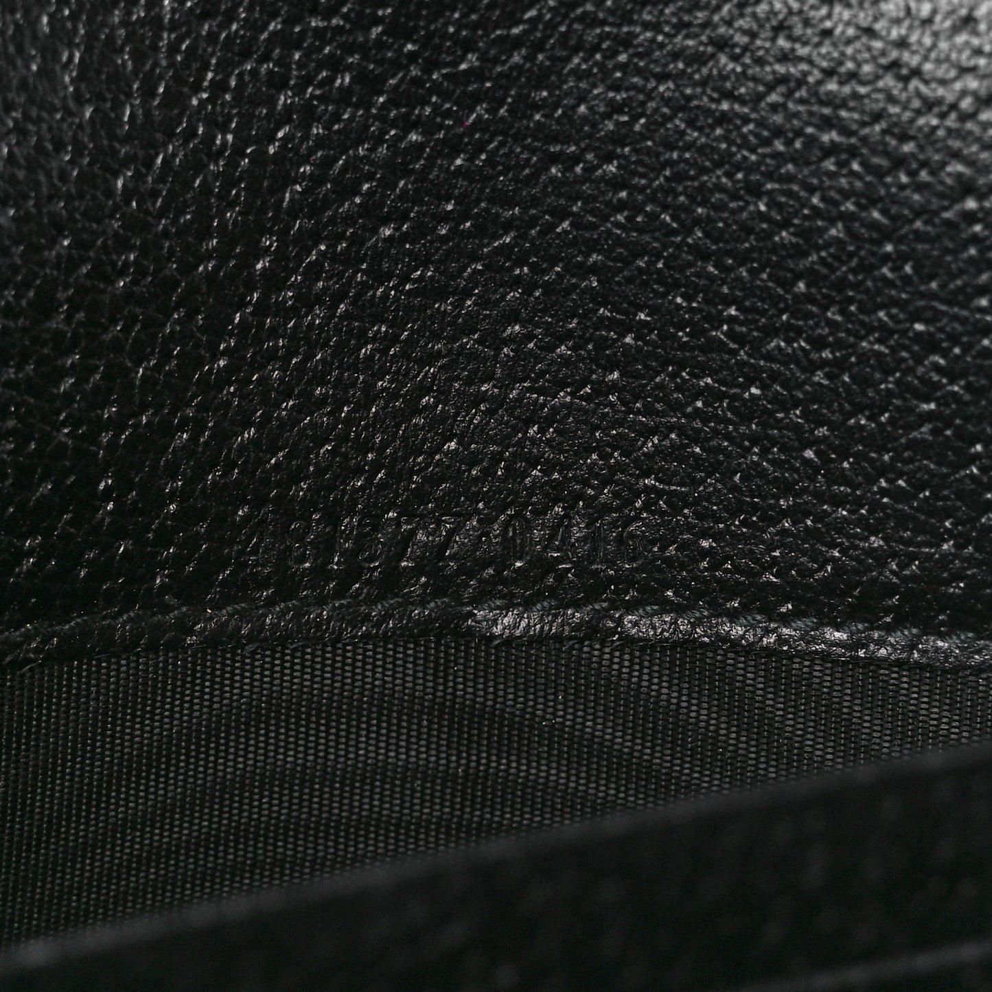 Calfskin Web Mini Dionysus Chain Wallet Black