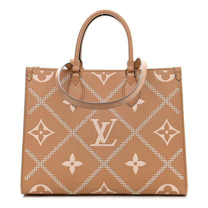 Louis Vuitton Empreinte Monogram Giant Broderies Onthego MM Arizona 1 of 9