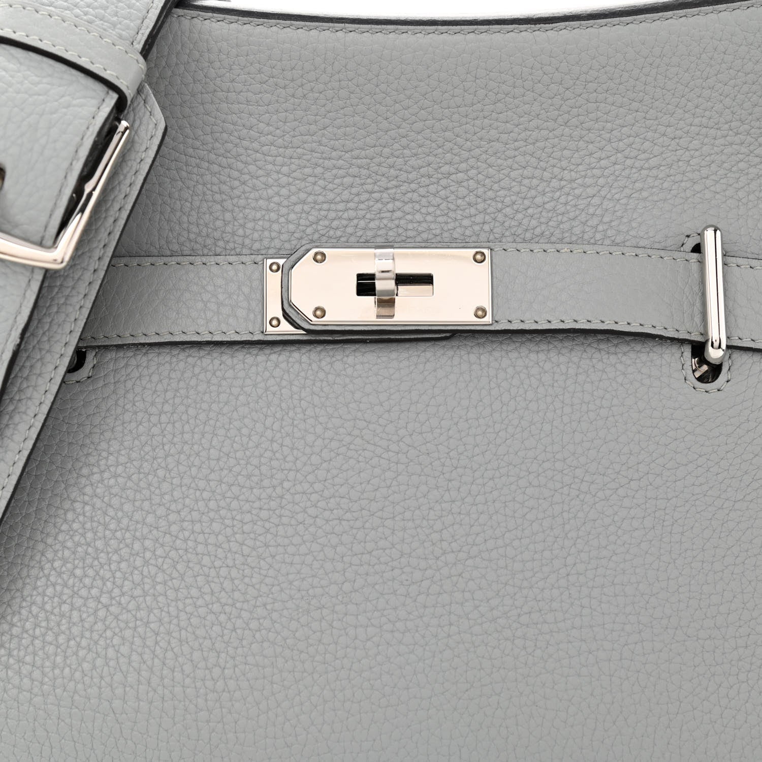 Hermes Taurillon Clemence Jypsiere 31 Gris Mouette 8 of 10