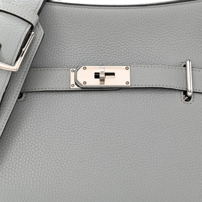 Hermes Taurillon Clemence Jypsiere 31 Gris Mouette 8 of 10