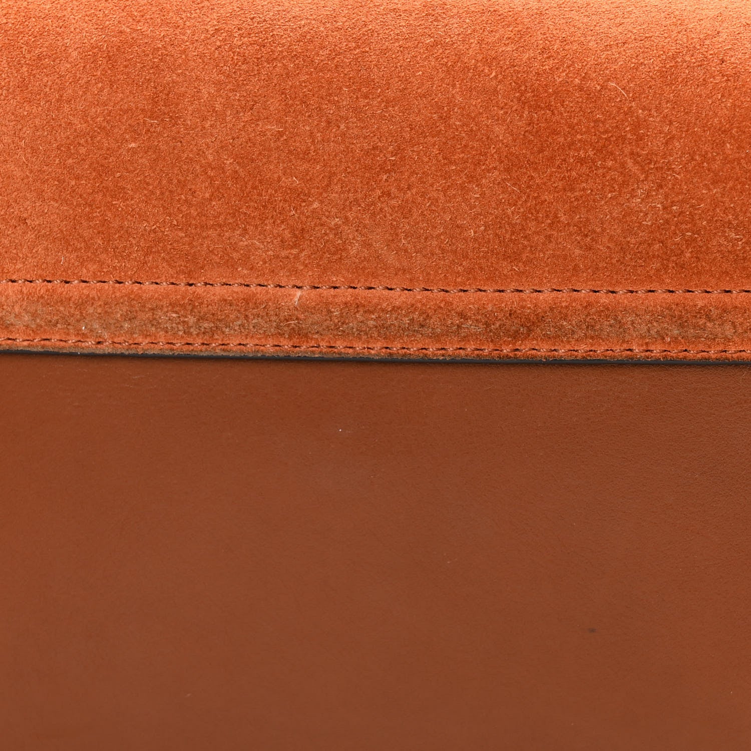 Chloe Suede Calfskin Small Faye Shoulder Bag Tobacco 12 of 12