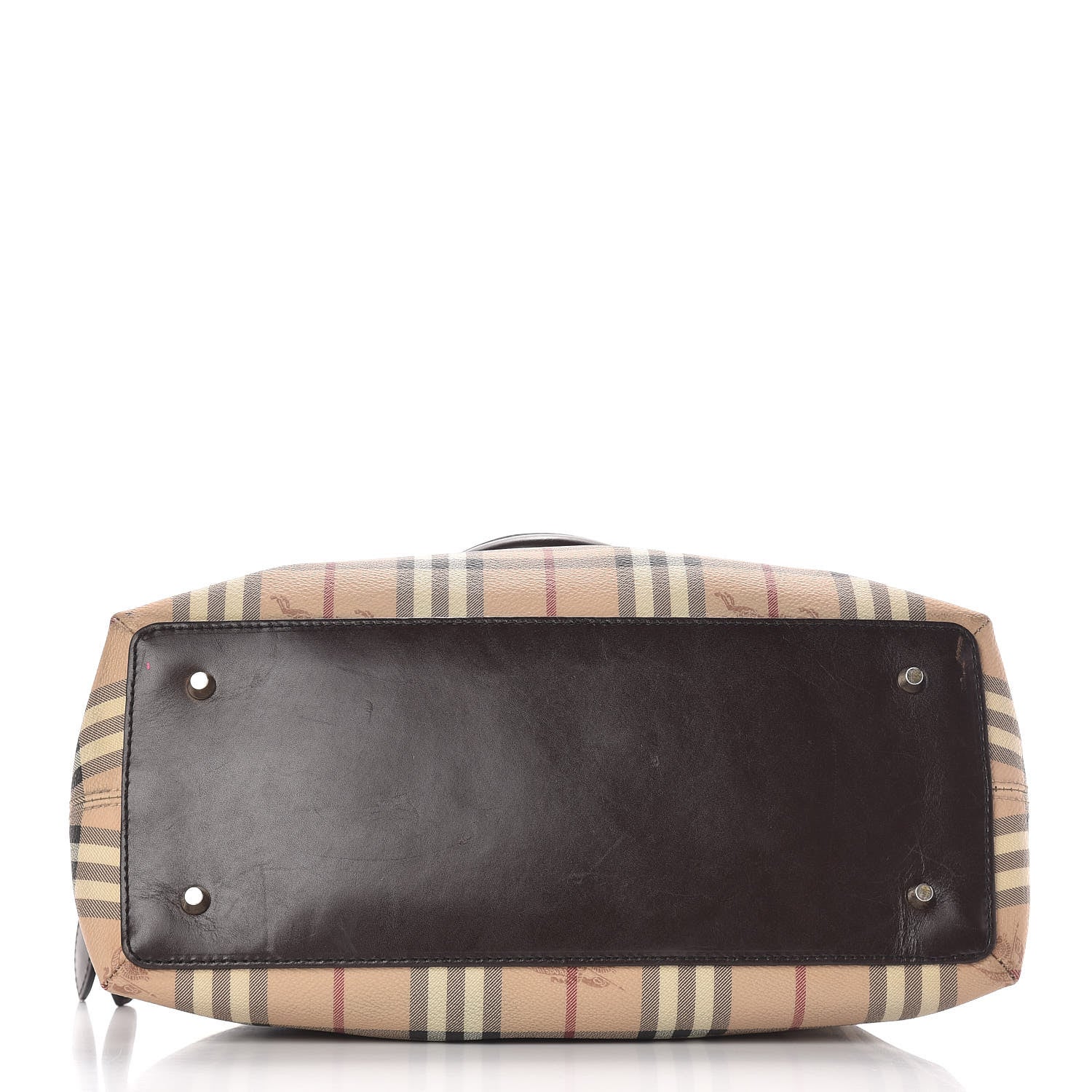 Burberry Haymarket Check Thornley Satchel Chocolate 21 of 22