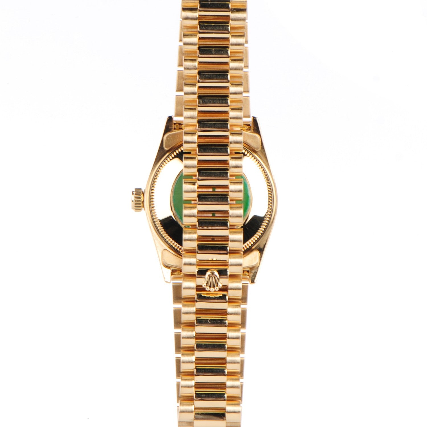 Rolex 18K Yellow Gold 31mm Oyster Perpetual Datejust President Watch Champagne 68278 3 of 7