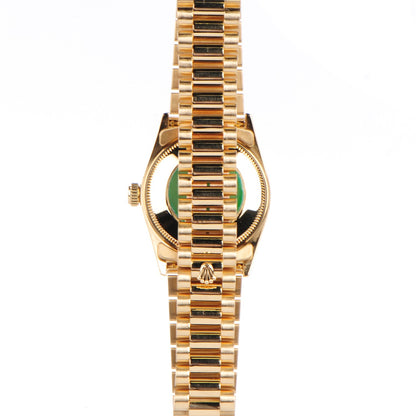 Rolex 18K Yellow Gold 31mm Oyster Perpetual Datejust President Watch Champagne 68278 3 of 7