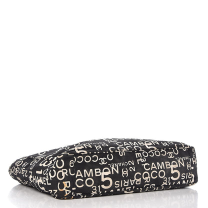 Chanel Canvas 31 Rue Cambon Beach Tote Black 4 of 12
