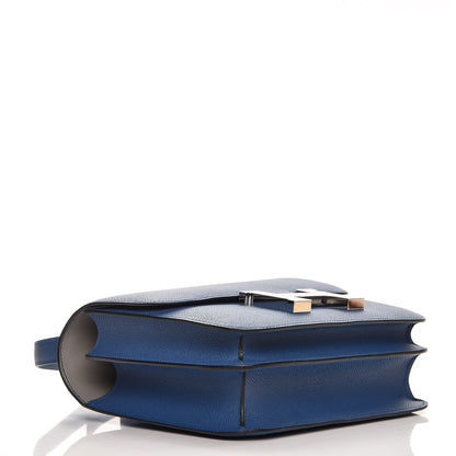 Hermes Epsom Constance 24 Bleu Agate 4 of 10