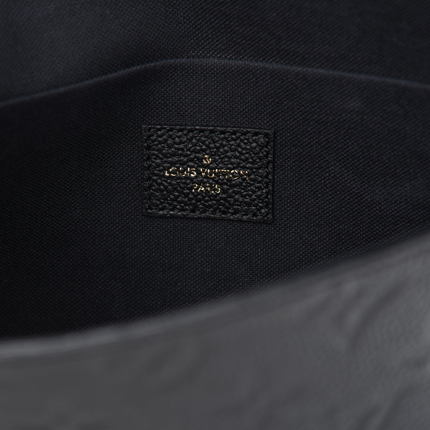 Louis Vuitton Empreinte Pochette Felicie Chain Wallet Black 7 of 10