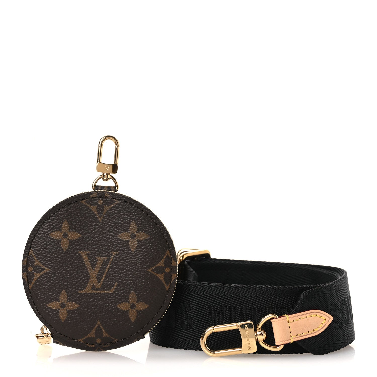 Louis Vuitton Monogram Multi Pochette Accessories Bandouliere Shoulder Strap Black 1 of 9