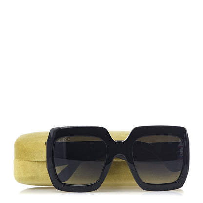 Gucci Acetate Square Frame Sunglasses GG0053S Black 7 of 7