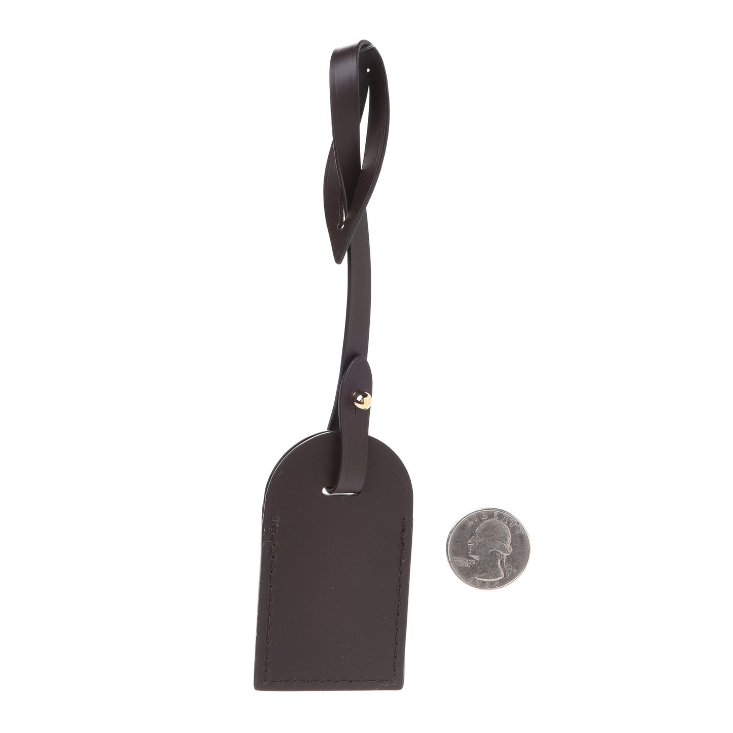 Calfskin Vivienne Luggage Tag Ebene