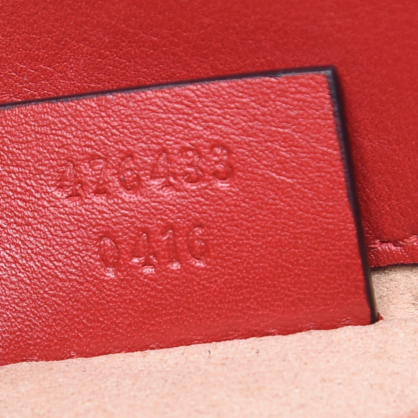 Calfskin Matelasse Super Mini GG Marmont Shoulder Bag Hibiscus Red