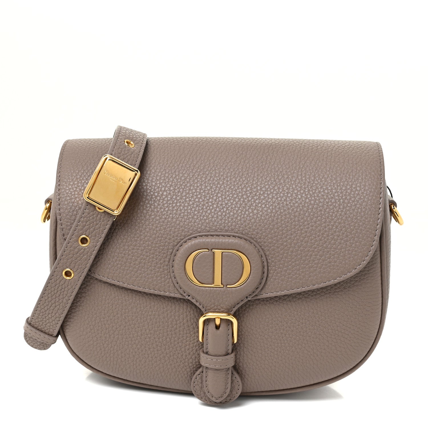 Christian Dior Grained Calfskin Medium Bobby Flap Taupe 1 of 11