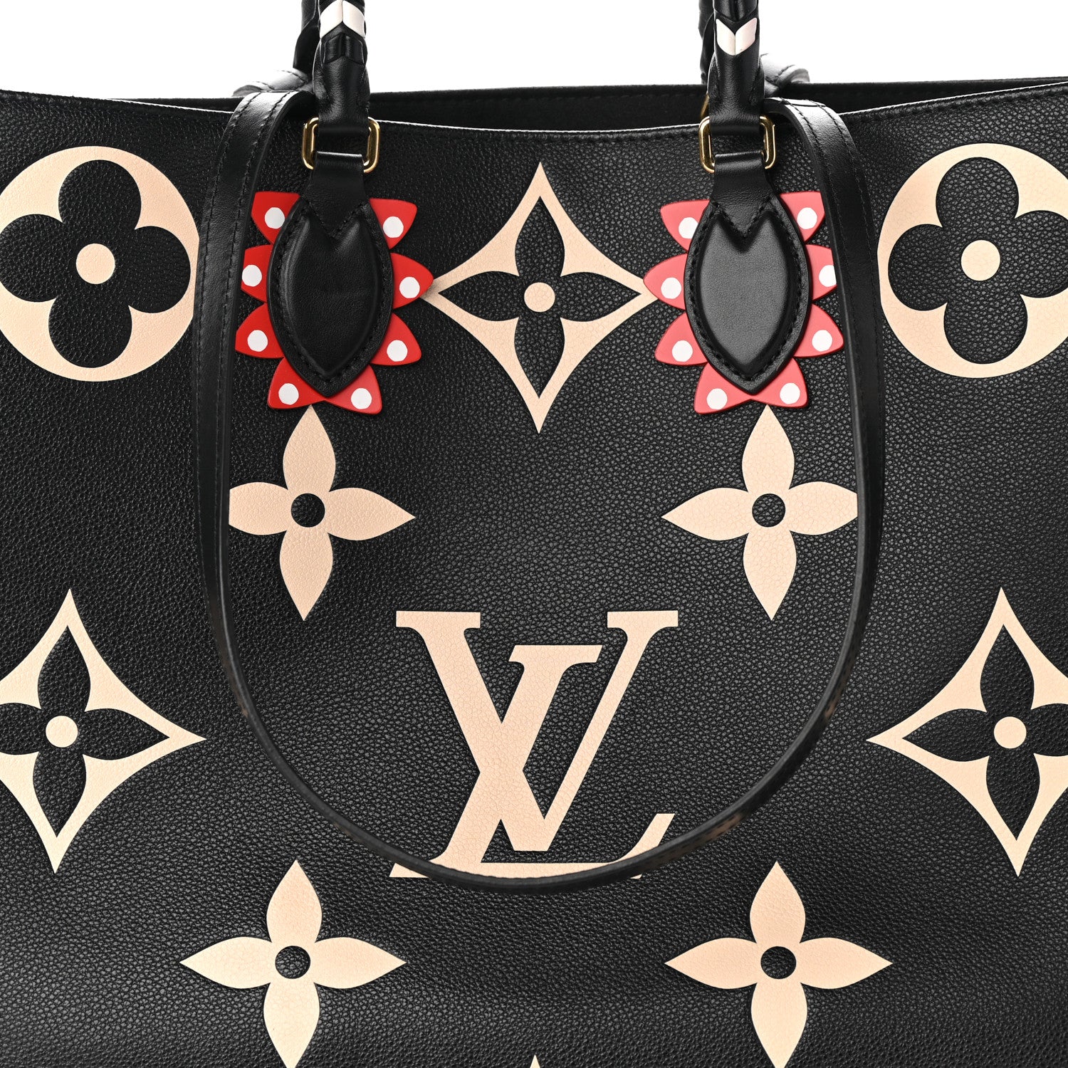 Louis Vuitton Empreinte Monogram Giant Crafty Onthego GM Black Creme 7 of 9