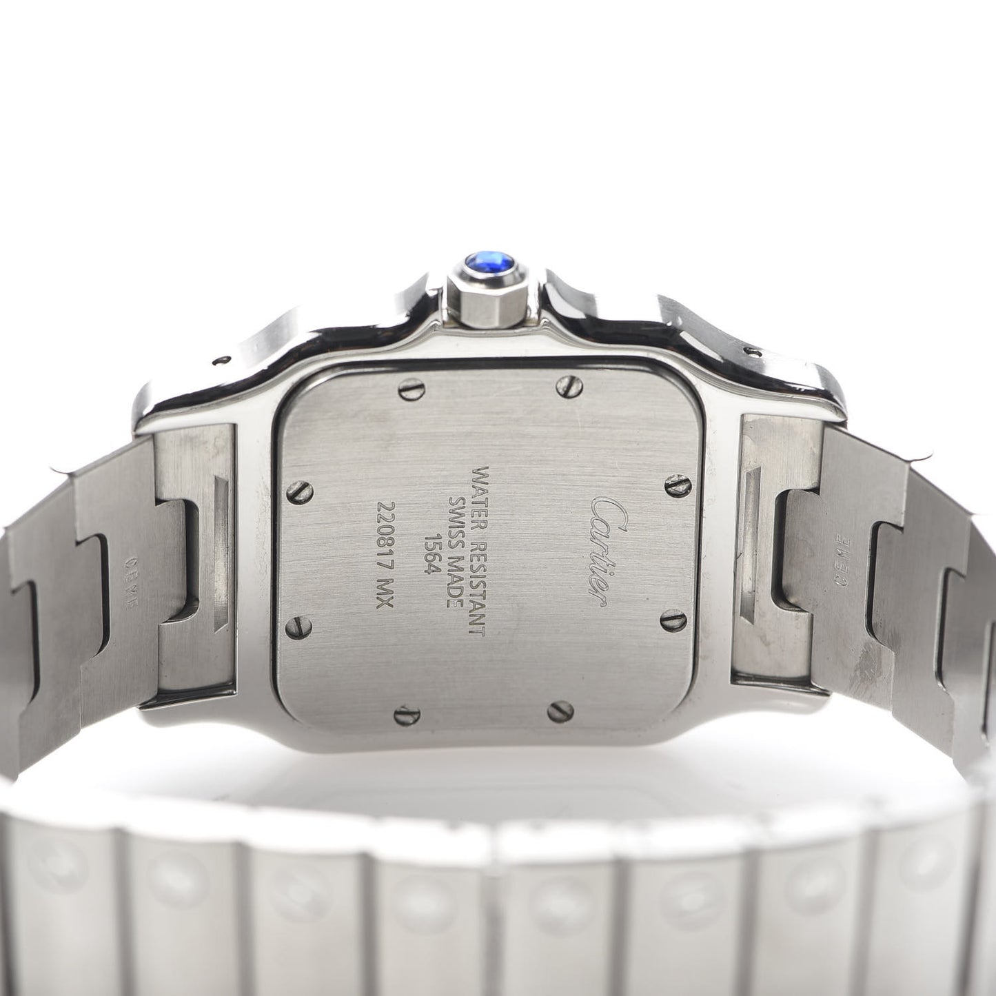Stainless Steel 29mm Santos De Galbee Quartz Watch
