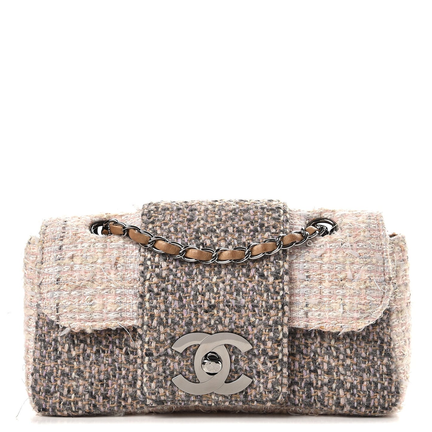 Tweed Small Fantasy Flap Grey