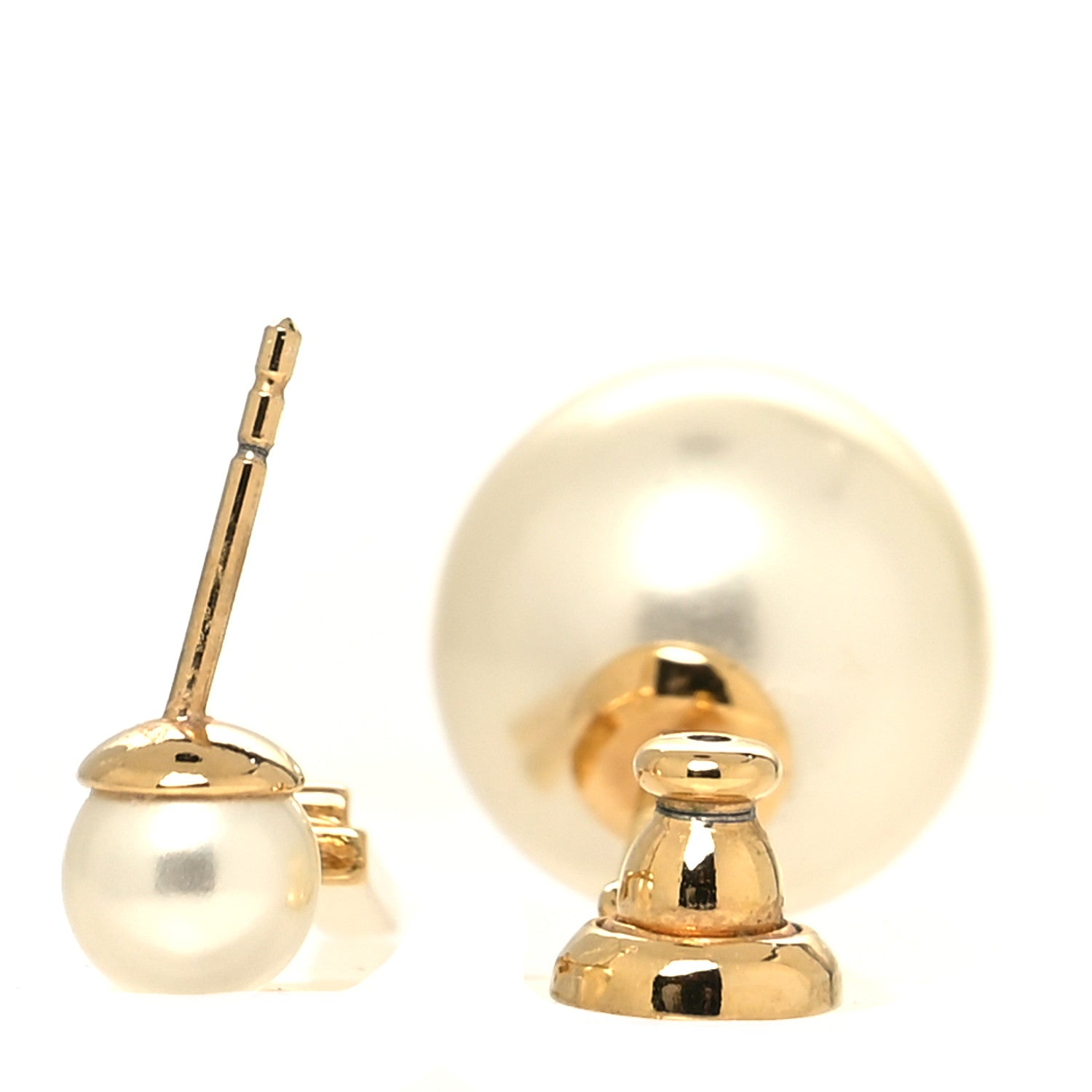 Christian Dior Pearl My ABCDior H Tribale Earring Gold 3 of 4