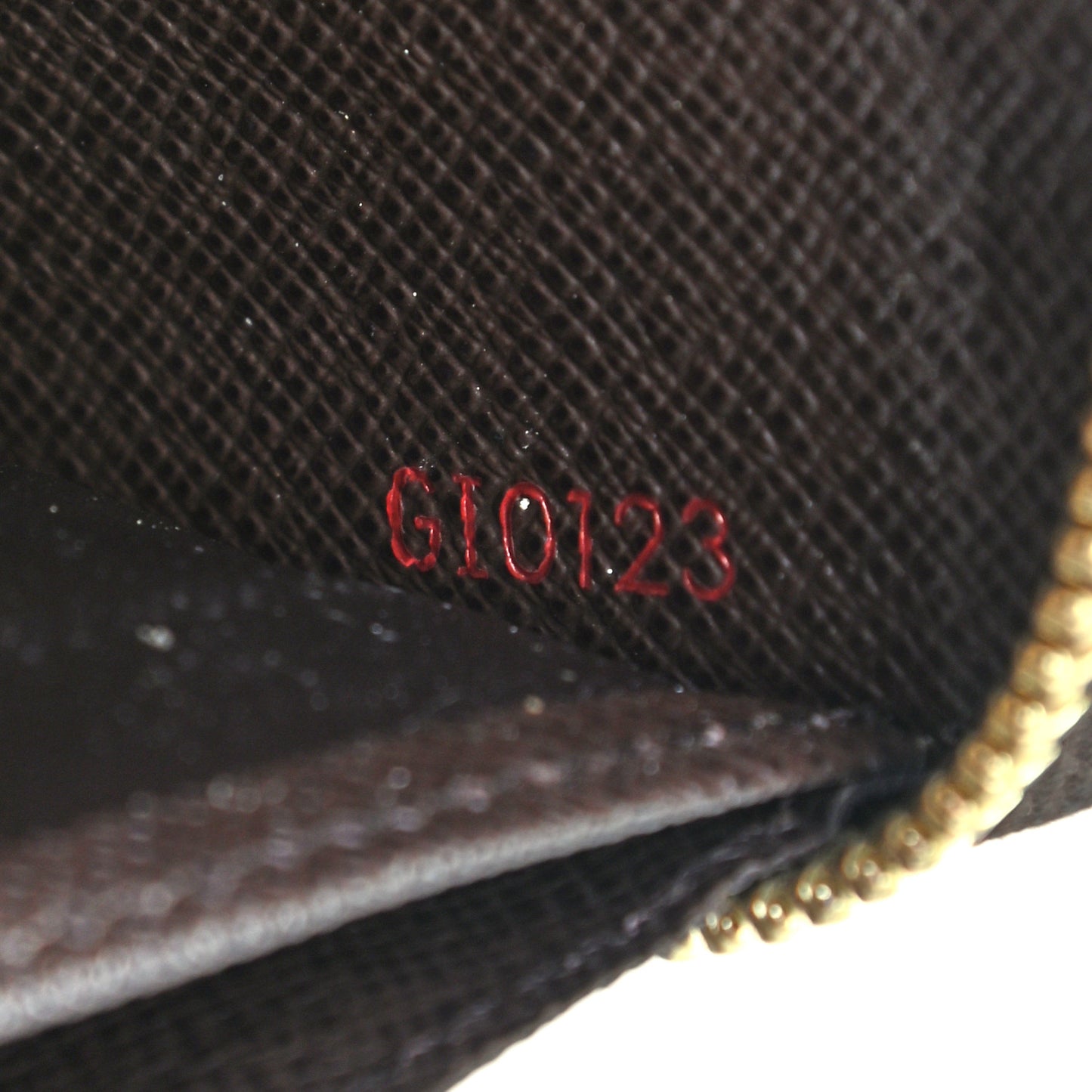 Damier Ebene Zippy Wallet