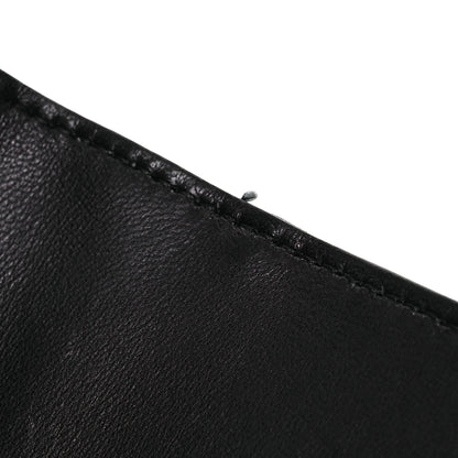 Saint Laurent Lambskin Cassandre Matelasse Carre Flap Pouch Clutch Black 8 of 8