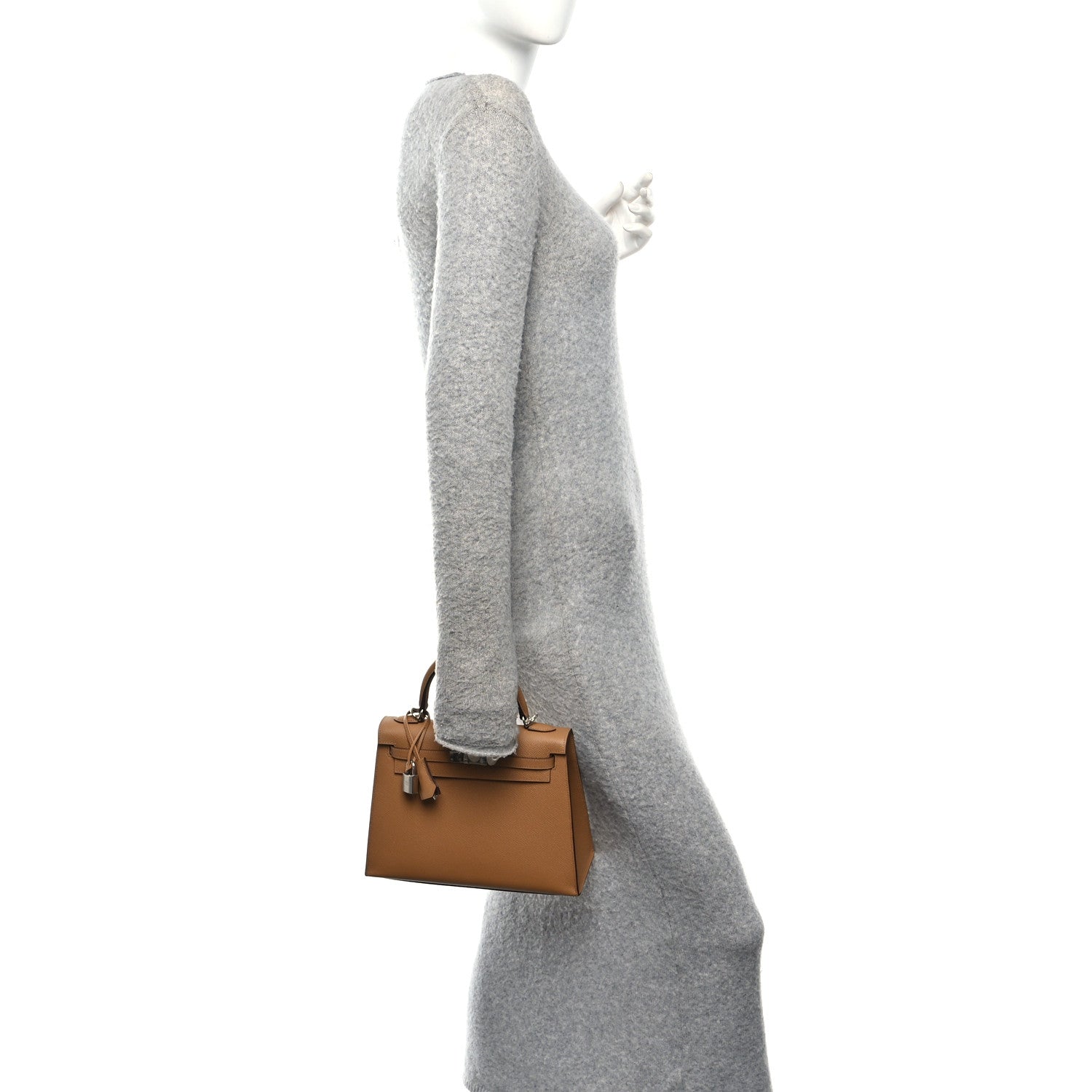 Hermes Epsom Kelly Sellier 25 Biscuit 2 of 13